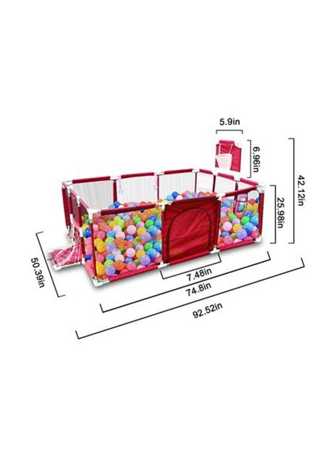 Foldable Playpen Activity Center Room Tent 122x182x66cm