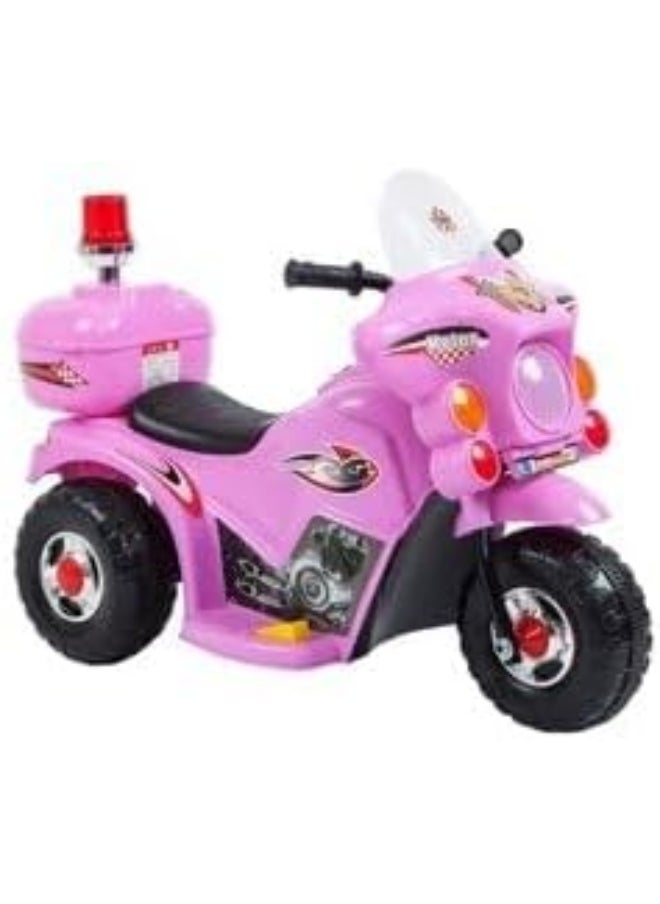 Children'S Electric Motorcycle, Can Ride On Tricycles For Boys And Girls, Small Size Motorcycle, Ride On Bike, 6V Battery, Police Lights And Sounds, Suitable For 2-5 Years Old