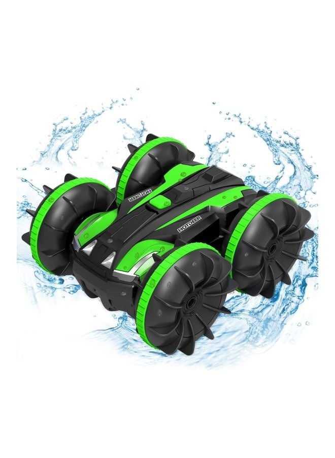 Amphibious 4WD Remote Control Stunt Car for Kids 17.5 x 16 x 13.5cm