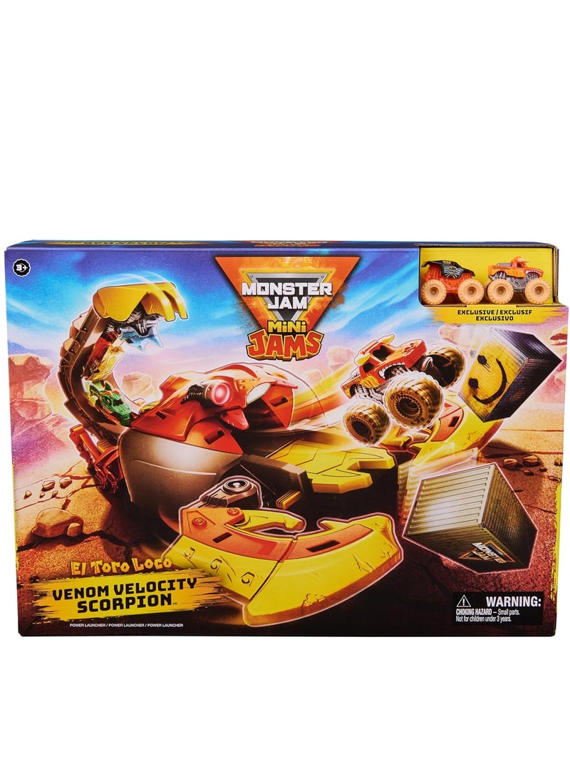 Monster Jam Mini Venom Velocity Scorpion Playset