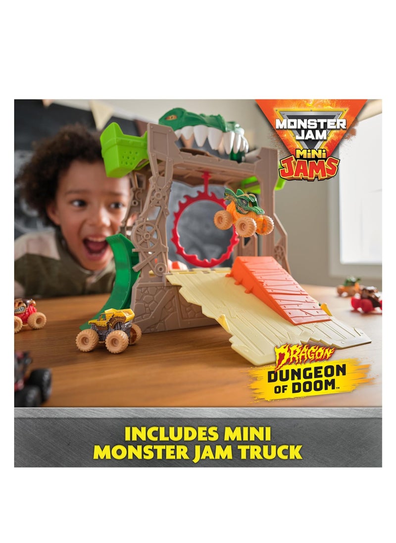 Monster Jam Mini Dungeon Of Doom Transforming Playset