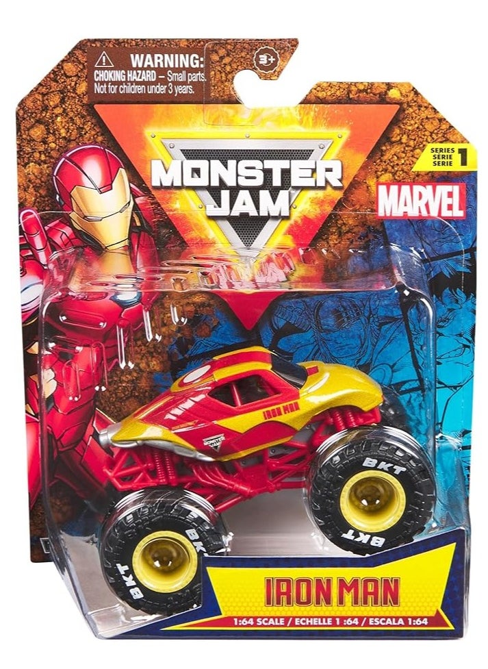 Monster Jam Marvel 1:64 - 1 Piece Only, Assorted