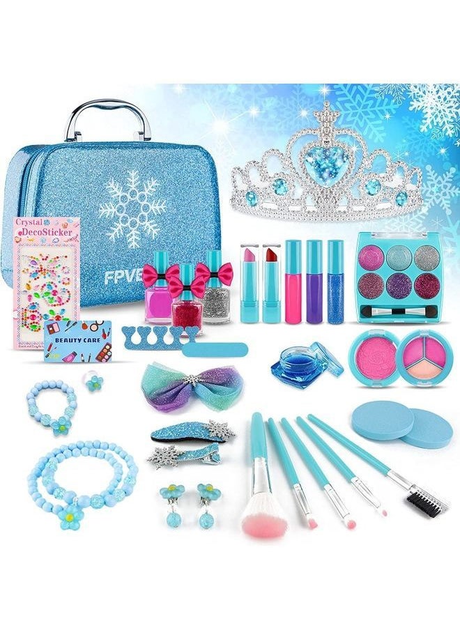 33-Pieces Kids Makeup Kit For Girl 21.5x8.2x15.5cm