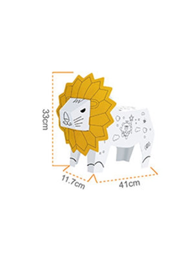 Diy Doodle Lion, With Light & Music 34*4.5*25cm