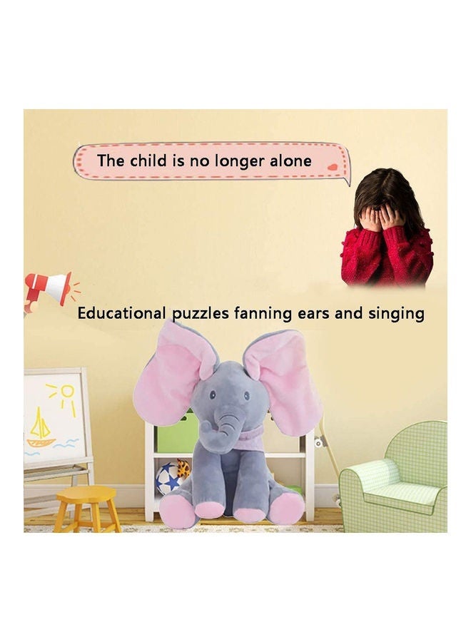 Talking And  Singing  Elephant  Stuffed Plush Doll  Toys 30cm