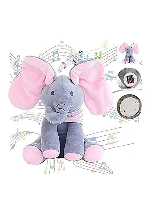 Talking And  Singing  Elephant  Stuffed Plush Doll  Toys 30cm