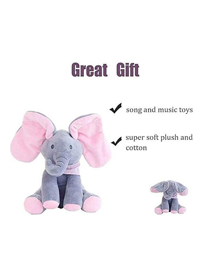 Talking And  Singing  Elephant  Stuffed Plush Doll  Toys 30cm