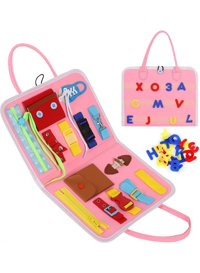 Sensory Toddler Busy Activity Board