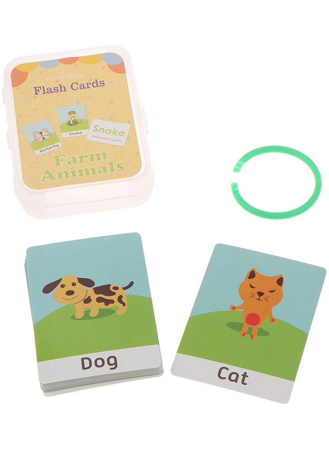 26 Letter English Flash Card Educational Toy 8 X 10 X 2.5cm