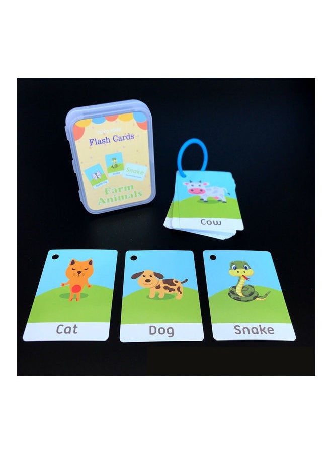 26 Letter English Flash Card Educational Toy 8 X 10 X 2.5cm