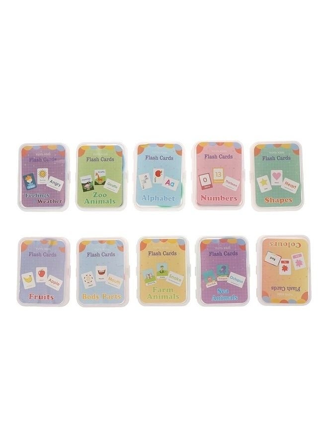 26 Letter English Flash Card Educational Toy 8 X 10 X 2.5cm