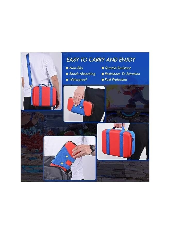 Carrying Storage Case Compatible with Nintendo Switch System, Portable Carry Bag for Nintendo Switch Console and Accessories