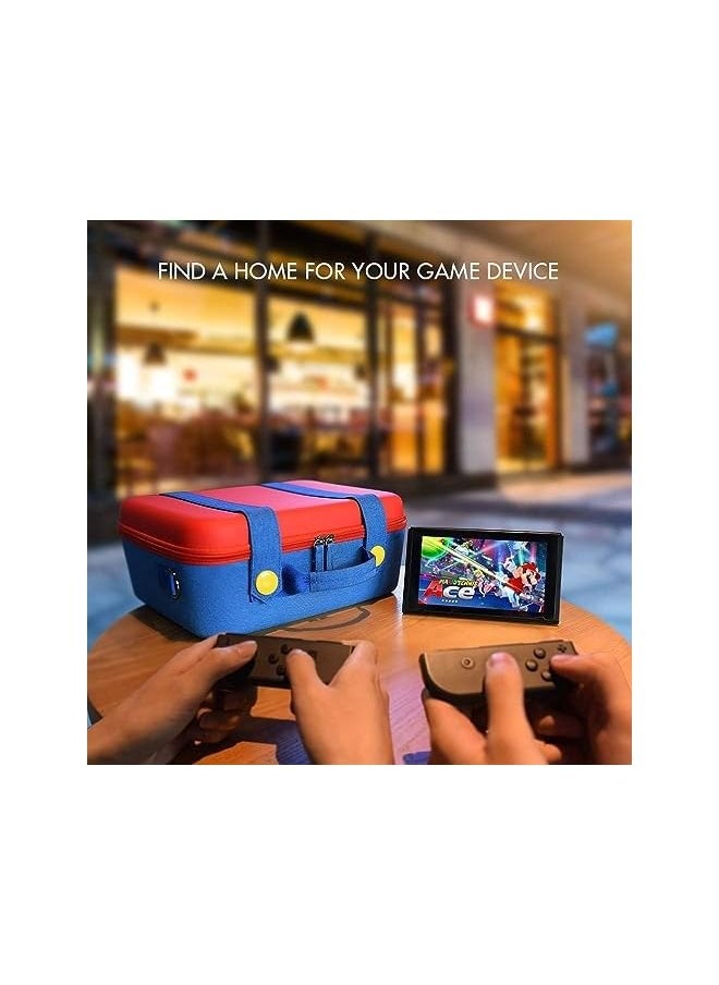 Carrying Storage Case Compatible with Nintendo Switch System, Portable Carry Bag for Nintendo Switch Console and Accessories