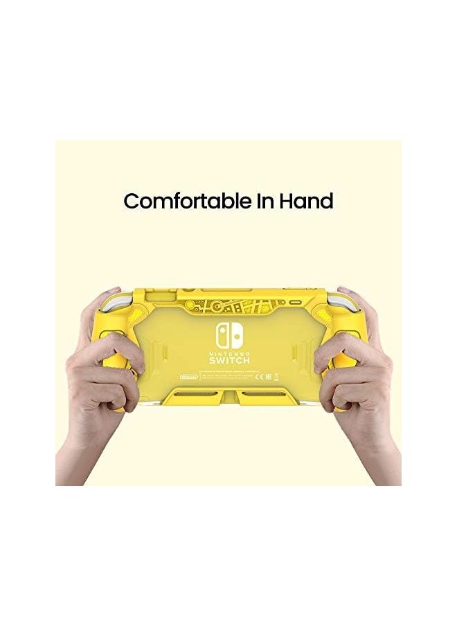 Smart Switch Lite Protective Case for Nintendo, Daily Gift Ergonomic Sturdy Full Protection Gift Idea with Thumb Grip Caps Sturdy Lite Case Full Protection Case for Family Happy Hours