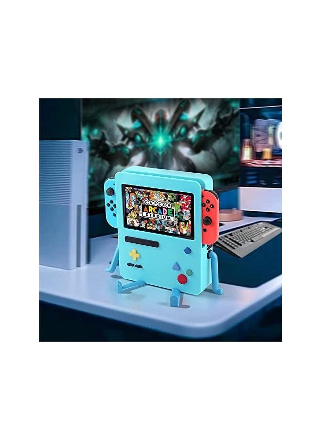 Stand for Nintendo Switch Accessories Portable Dock Compatible for Nintendo Switch OLED Cute Case BMO Decor Gift Men Women Kids