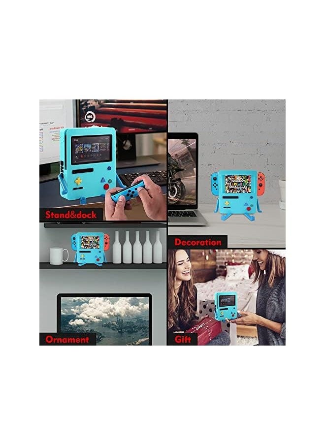 Stand for Nintendo Switch Accessories Portable Dock Compatible for Nintendo Switch OLED Cute Case BMO Decor Gift Men Women Kids