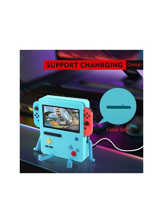 Stand for Nintendo Switch Accessories Portable Dock Compatible for Nintendo Switch OLED Cute Case BMO Decor Gift Men Women Kids