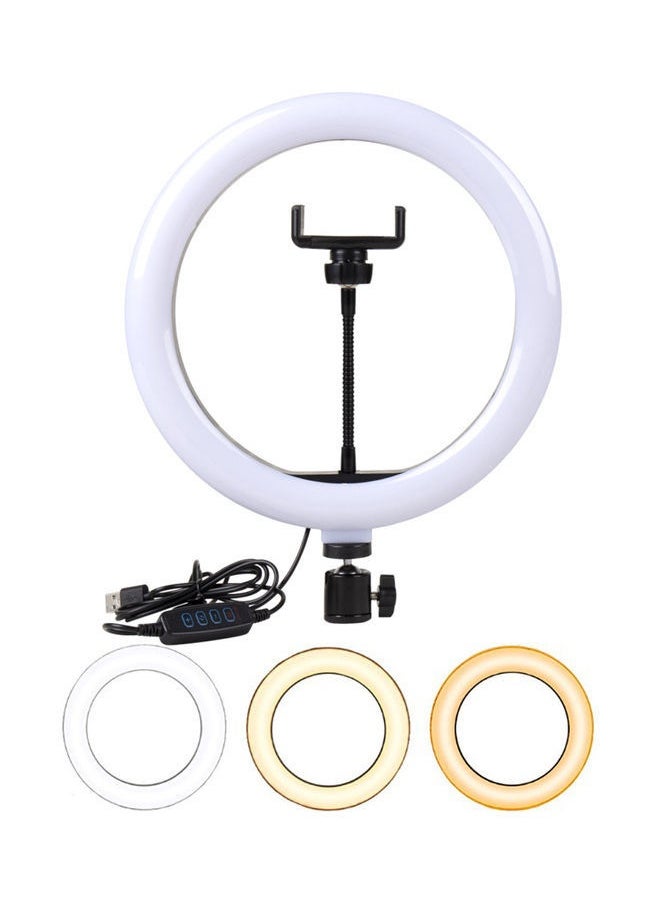 Ring Light With Mobile Stabilizer To Take Pictures And Videos In High Definition Black