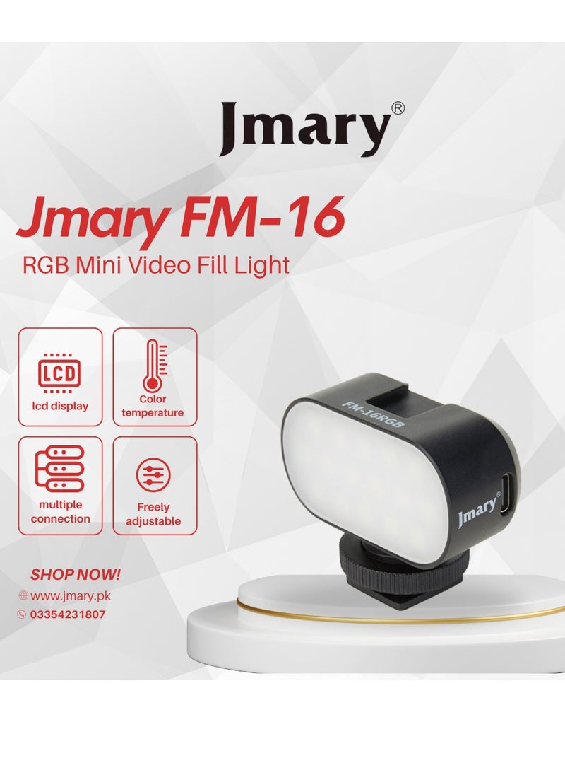 Jmary FM-16 RGB Mini Video Fill Light