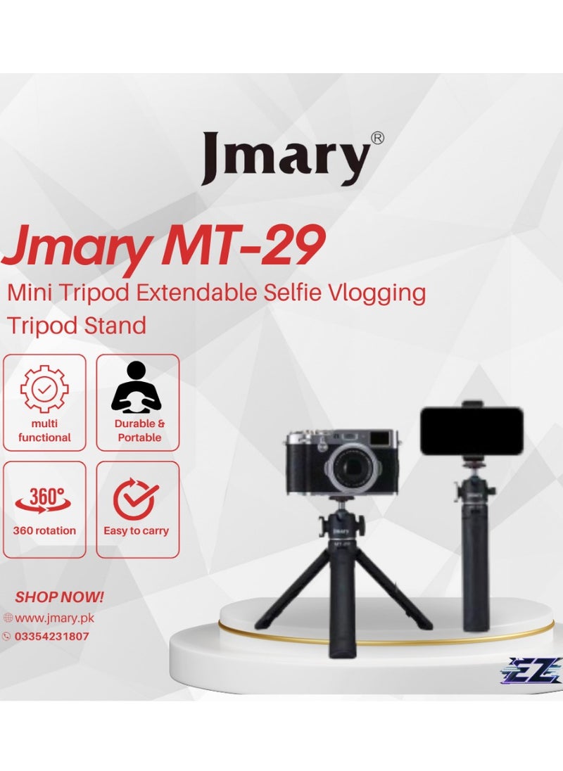 Mini Tripod Extendable Selfie Vlogging Tripod Stand