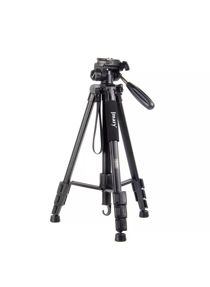 JMARY KP-2254 Camera Tripod for Mobile Phone and SLR Cameras Outdoor Photography Tripod (Black)