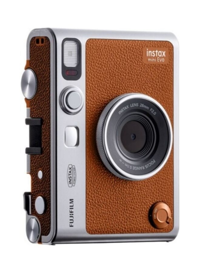 INSTAX MINI CAMERA EVO BROWN