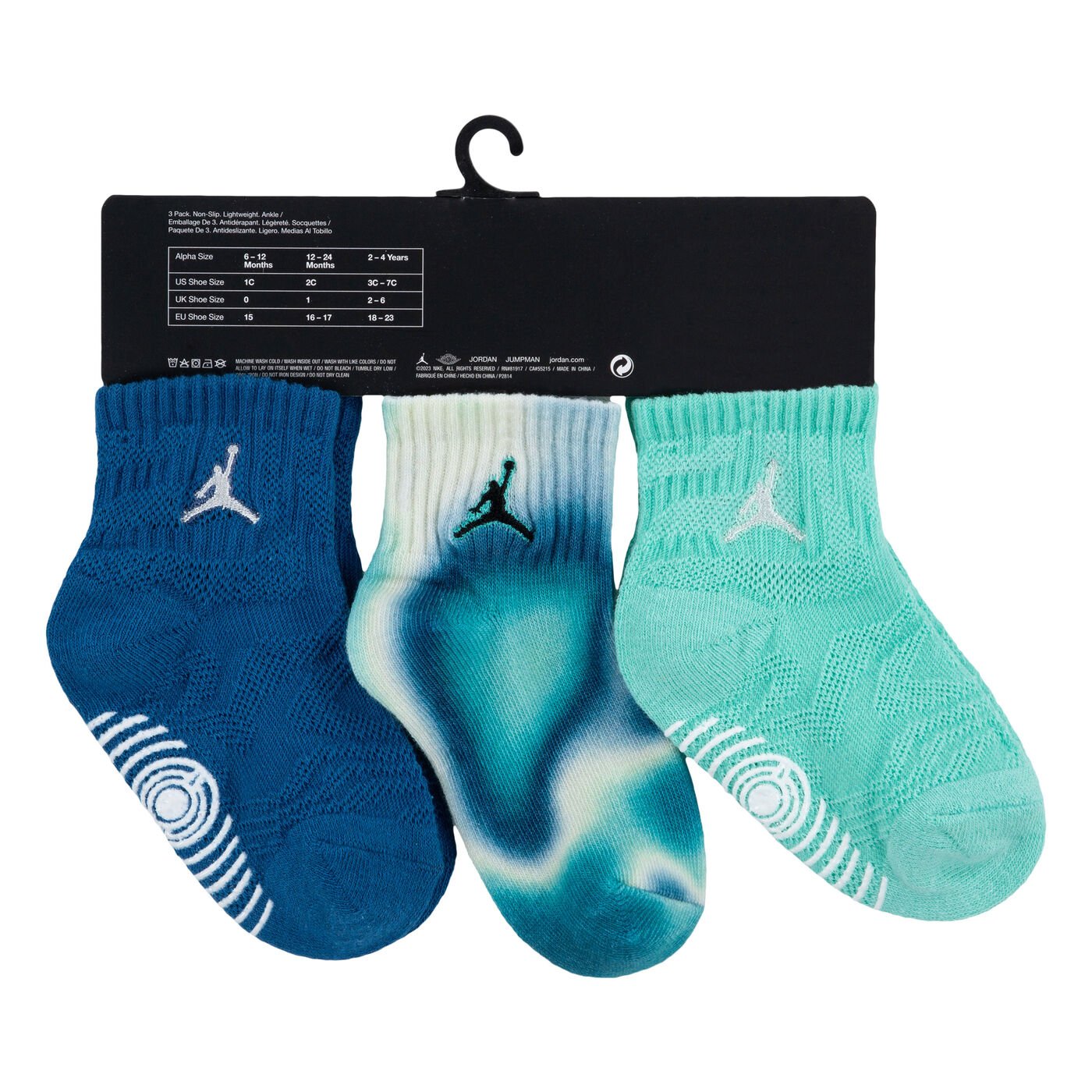 Kids' Air Gripper Ankle Socks (3 Pairs)