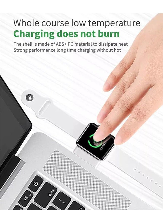 Charger for Apple Watch Magnetic USB C Portable Wireless iWatch Charger for Apple Watch Ultra 2/1 Series 10 9 8 7 6 5 4 3 2 1 SE, White ﻿