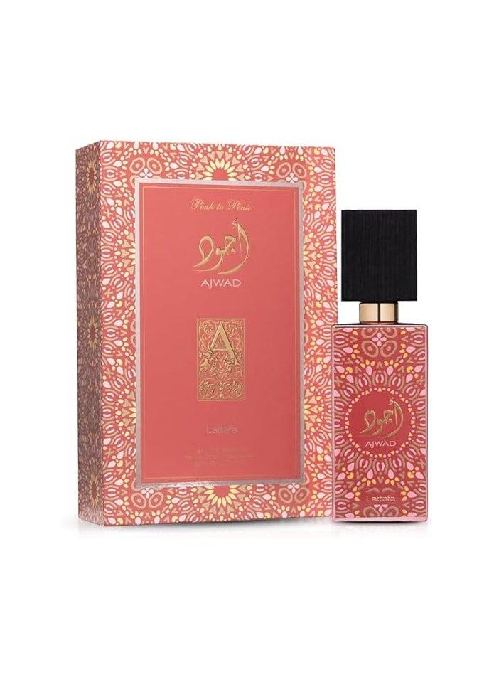 Lattafa Ajwad Pink to Pink for Unisex Eau de Parfum 60 ml