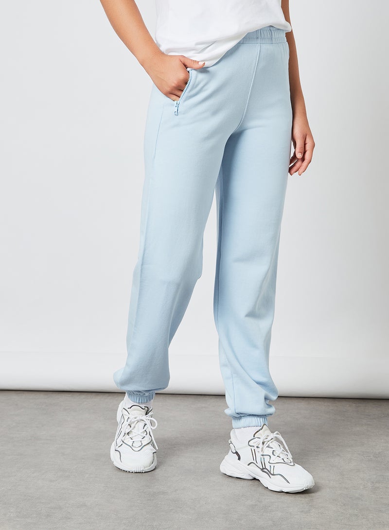 Regular Fit Logo Joggers Cashmere Blue