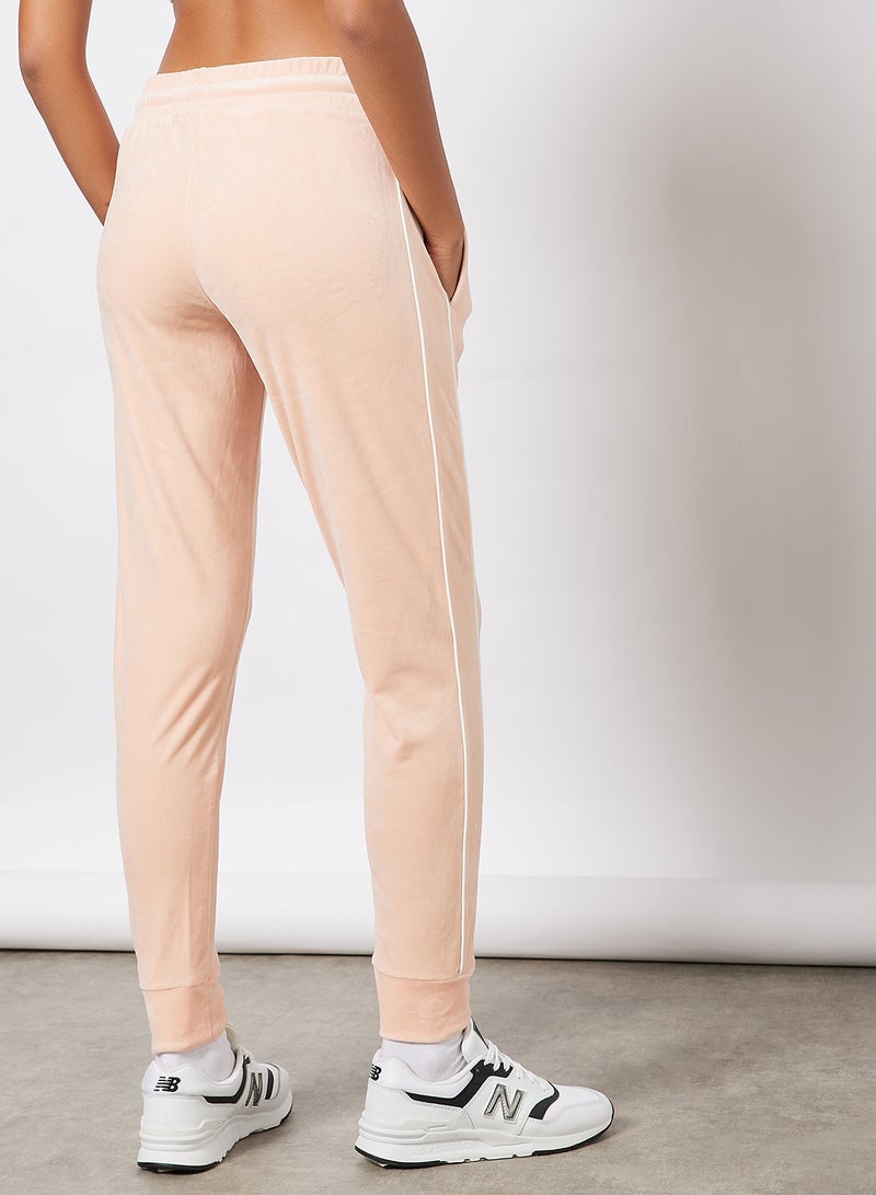 Piping Detail Sweatpants Pink