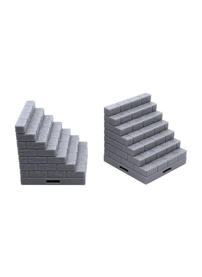 Locking Dungeon Tiles Bridge Over Lava Terrain Scenery Tabletop 28Mm Miniatures Role Playing Game 3D Printed Paintable