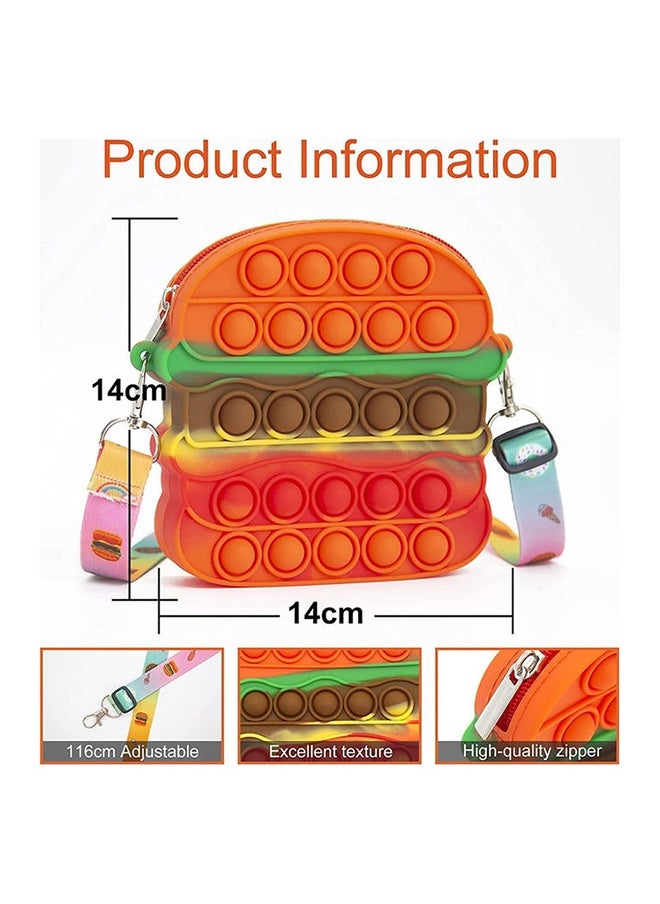 Bubble Sensory Fidget Stress And Anxiety Relieve Shoulder Bag Toy 14x14x3cm