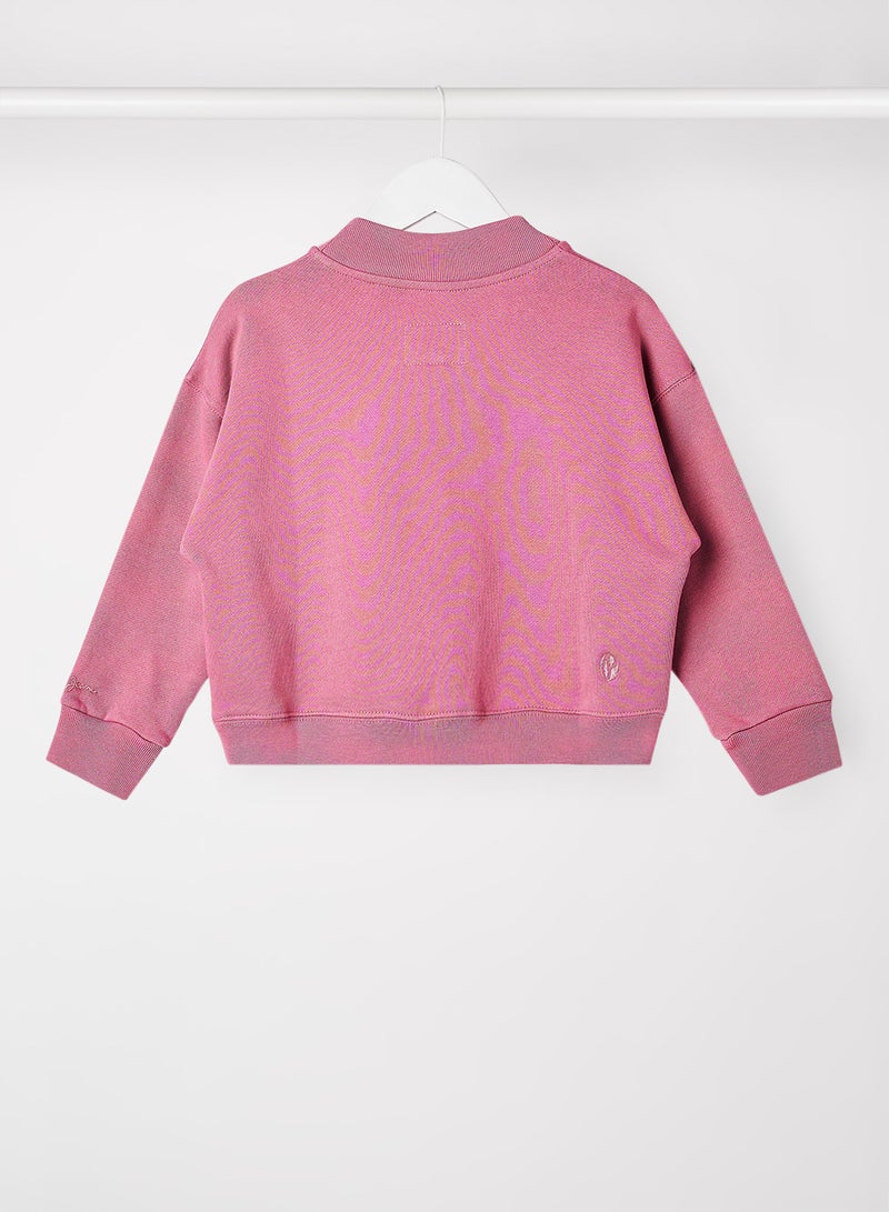 Kids/Teen Donna Crew Neck Sweatshirt Pink