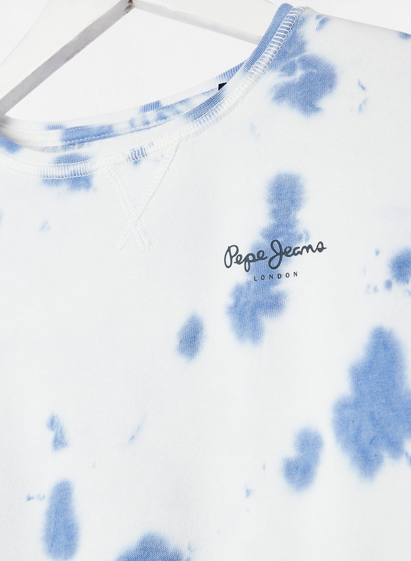 Kids/Teen Tie-Dye Sweatshirt Blue