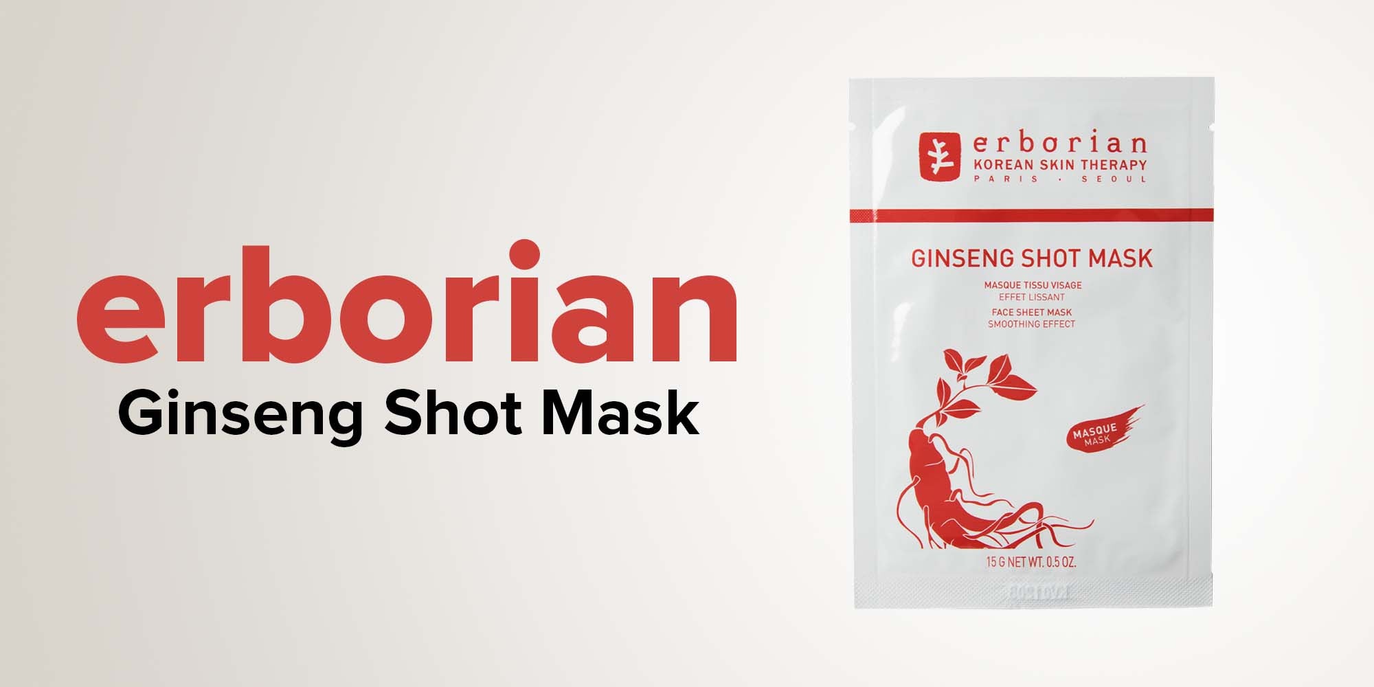 Ginseng Shot Mask White 15grams