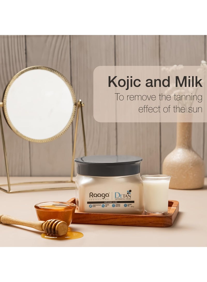 Raaga Professional De Tan With Kojic And Milk 500g