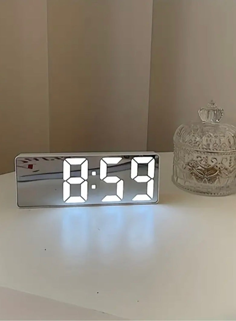 Modern 3D LED Digital Clock for Bedroom - USB Powered, Sleek Home Decor