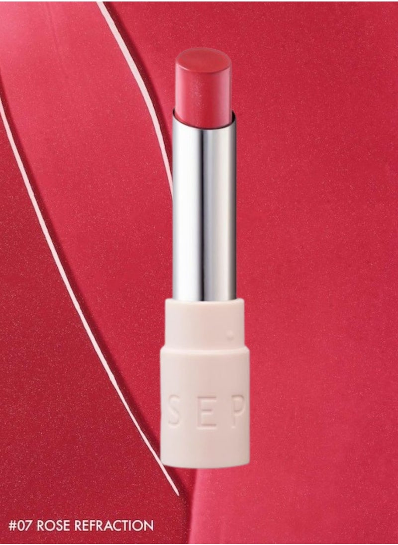 SEPHORA COLLECTION About That Shine Sheer Shine Lipstick 07 Rose Refraction 3.20g