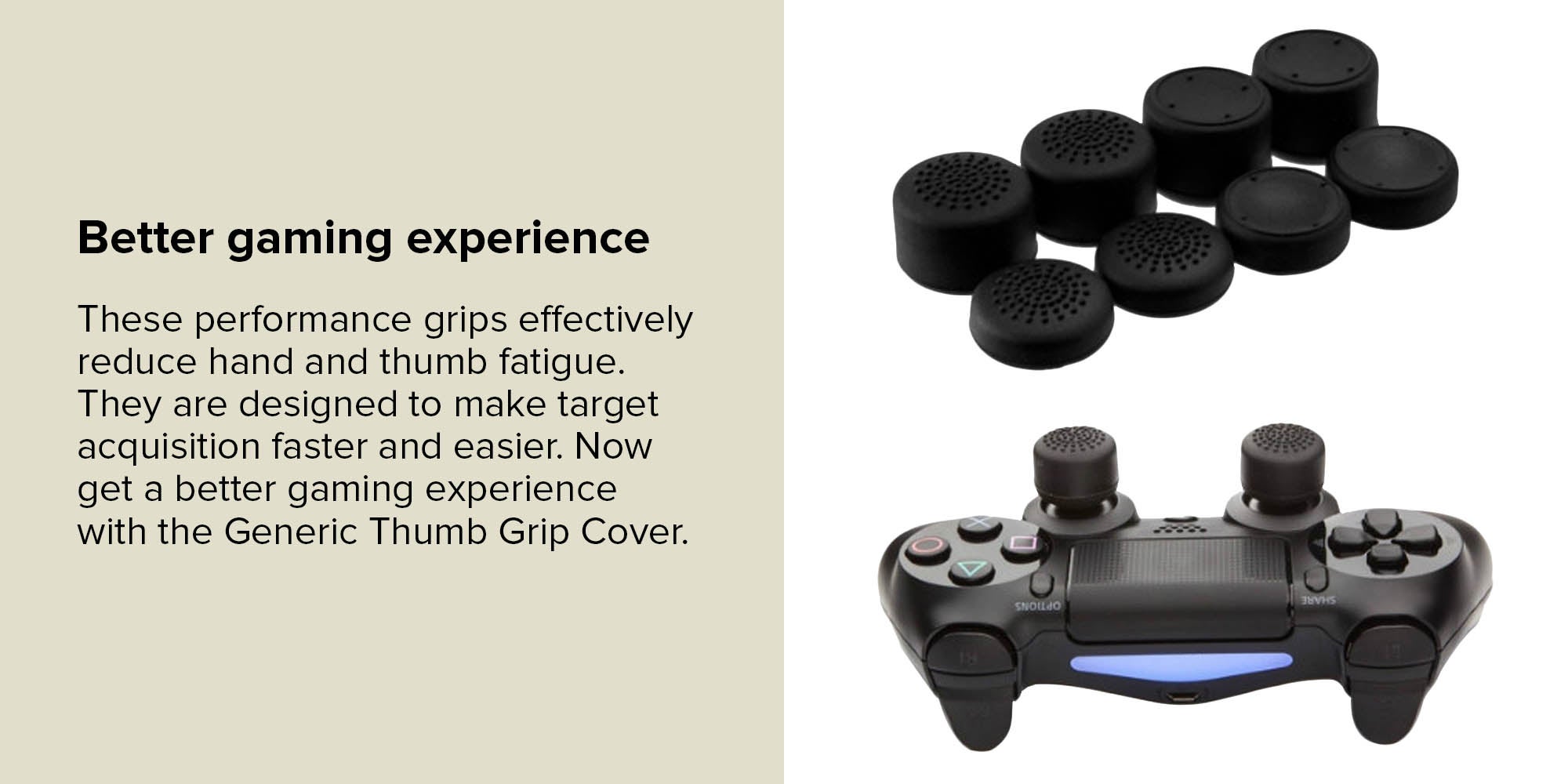 8-Piece Thumb Grip Cover For PlayStation 4