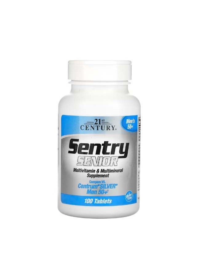 Sentry Senior Multivitamin  Multimineral Supplement Men 50  100 Tablets