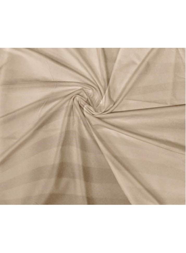 6-Piece Luxury King Size Cotton Bedsheet Quilt Cover Set  Beige