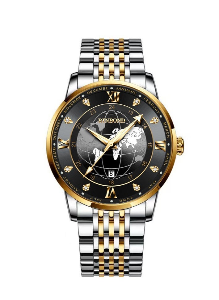 Men's Fashion Business Luminous Waterproof Quartz Watch