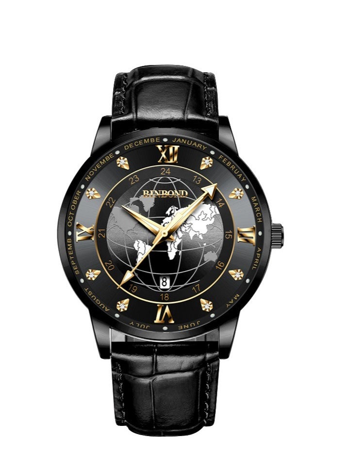 Men's Fashion Business Luminous Waterproof Quartz Watch