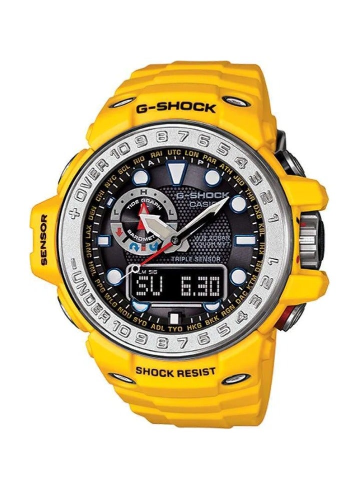 G-SHOCK GWN-1000-9ADR Master of G Gulfmaster Solar Yellow Men's Watch