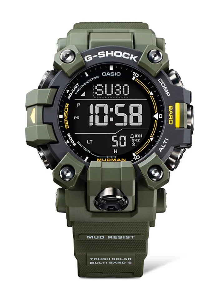 Casio Watch GW-9500-3DR For Mens, Moss Green