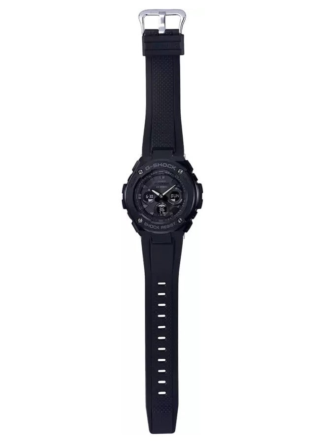 Casio G-Shock Men's Black Dial Resin Band Watch - GST-S300G-1A1DR, Analog-Digital Display, Quartz Movement