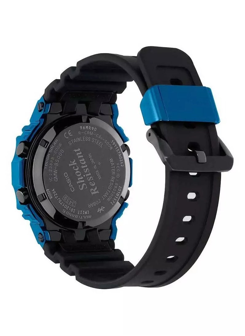 G-SHOCK Bluetooth Digital Black & Blue Mens Watch - GMW-B5000G-2DR