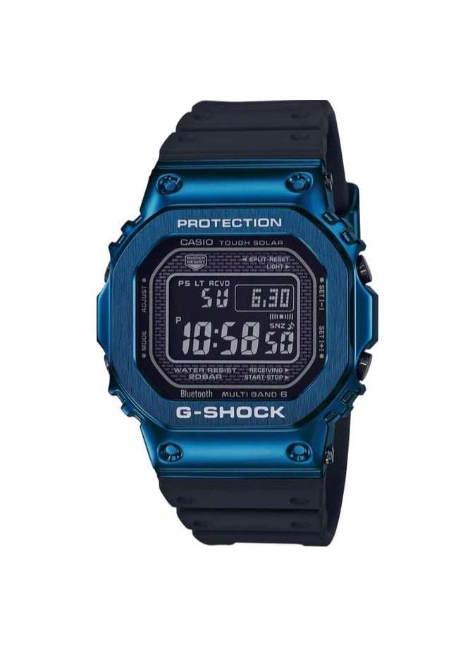 G-SHOCK Bluetooth Digital Black & Blue Mens Watch - GMW-B5000G-2DR