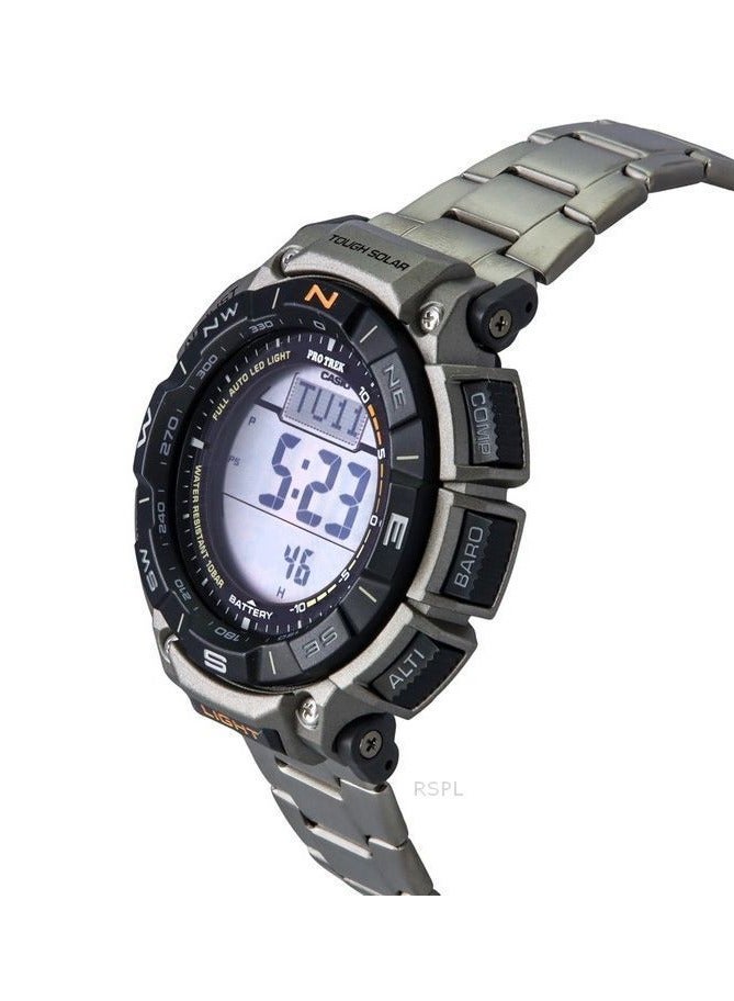 Casio Pro Trek Outdoor Men's Watch Titanium PRG-340T-7ER